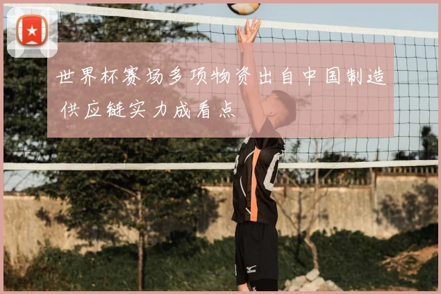 世界杯赛场多项物资出自中国制造 供应链实力成看点